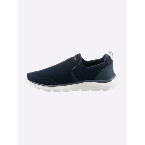 Slipper KANGAROOS, Herren, Gr. 47, blau (marine), Mesh, Lederimitat, sportlich, Schuhe