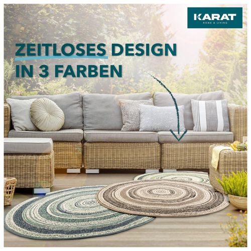 Karat Karat Wohnteppich Zoe Beige-Grau