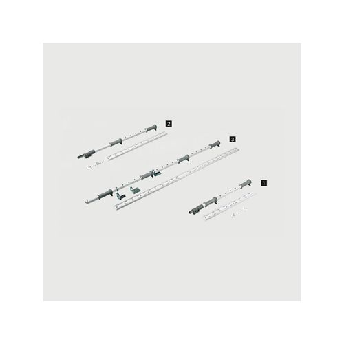 Hettich schwenkauszug-Drehachse Eckschr.,LeMansII9132546 li.Korpush.600-750mm weiß)