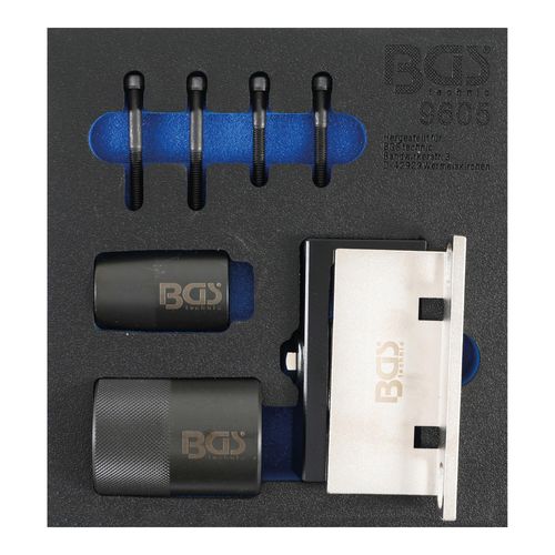 BGS Nockenwellen-Haltewerkzeug- und Kurbelwellendichtring-Werkzeug-Satz für Ford, Volvo 2.5 Turbo ; BGS technic (9605)