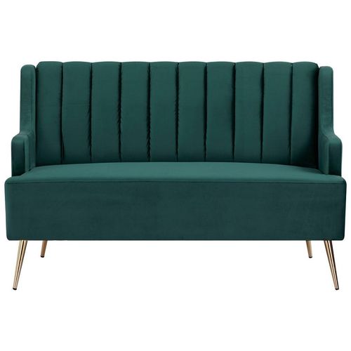 Livetastic Küchensofa , Smaragdgrün , Textil , 2-Sitzer , 130x85x80 cm , Bsci , Küchen, Küchenmöbel, Küchensofas