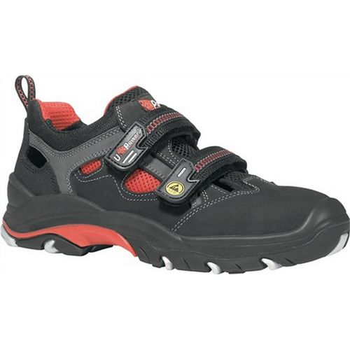 Sicherheits-Sandale EN ISO 20345 ESD S1P SRC Cult Gr. 42 Nubukleder schwarz/rot