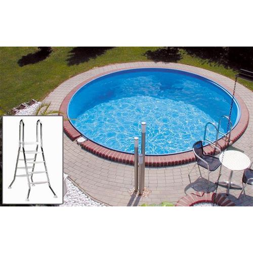 Pool / Stahlwandpool myPool Premium Hochbeckenleiter Ø 500x120cm