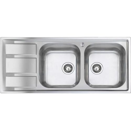 Foster FM 86.1V.STD, Edelstahl, Edelstahl, 2 Bowling, 362,5 x 400 mm, 362,5 x 400 mm, 8,89 cm (3.5 Zoll)