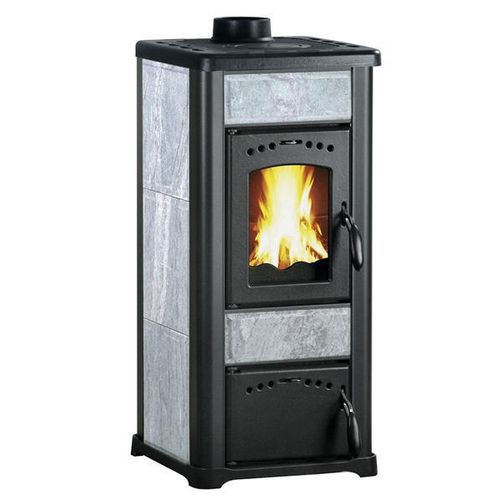Kaminofen Wamsler KF 188 Romantik schwarz / Naturstein 7,5kW