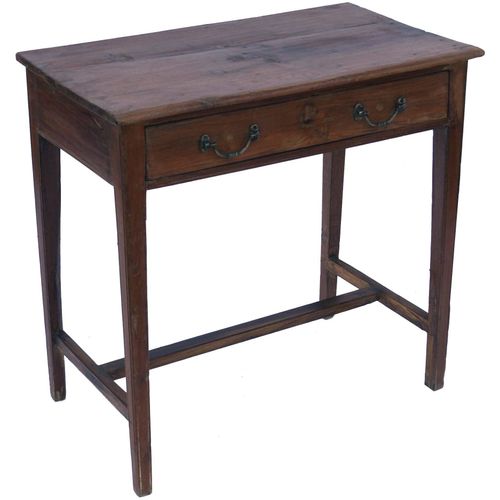 Antiker Schreibtisch mit 1 Schublade - Modell 20, Braun, Holz, 76*77*43,5 cm, Schreibtische & Schreibpulte