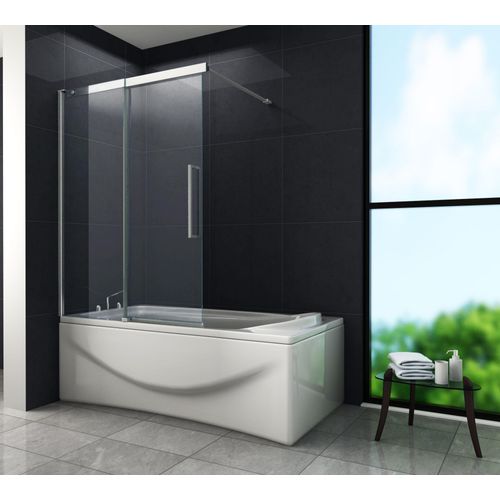 Schiebetür-Duschtrennwand DOZE 120 x 150 (Badewanne)