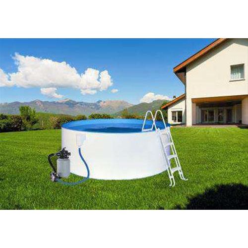 Swimmingpool / Stahlwandpool myPool Pool-Set Safety +Leiter Ø 350x90cm
