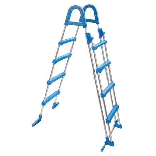 myPool Poolleiter / Sicherheitsleiter Edelstahl 1,20m 2x4 Stufen