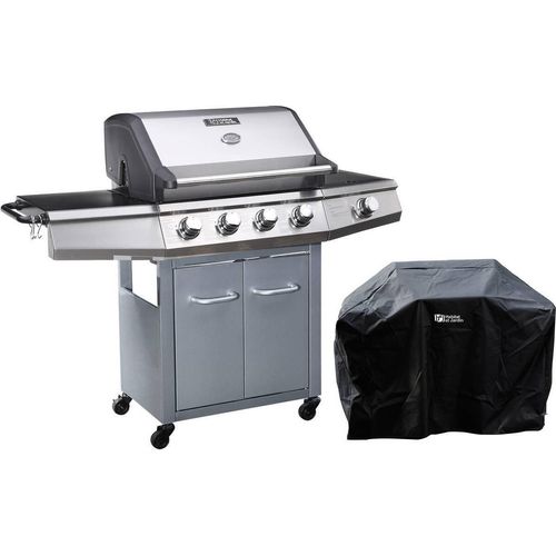 Gasgrill mit LED 