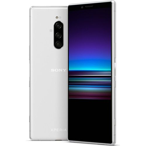 Sony Xperia 1, Farbe Weiß, 128 GB de Interner Speicher, 6 GB de RAM, Dual Sim, OLED Display de 6.5