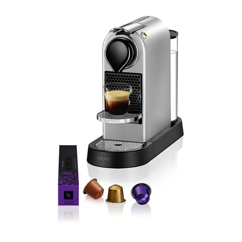 Nespresso Krups CitiZ XN 741.B Kapselmaschine | 19 bar | Silber