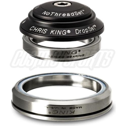 Chris King DropSet 3 Tapered Steuersatz, Edelstahl-Lager, 1 1/8