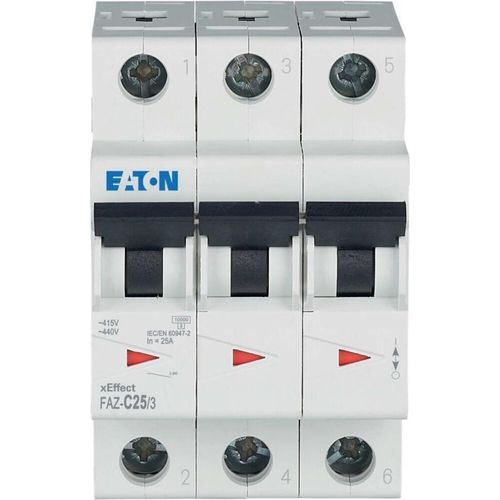 Eaton FAZ-C25/3 Stromunterbrecher Miniatur-Leistungsschalter Typ C (278875)