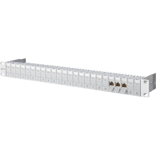METZ CONNECT 130920-E 1U 24-Port Patch-Panel (130920-E-90)