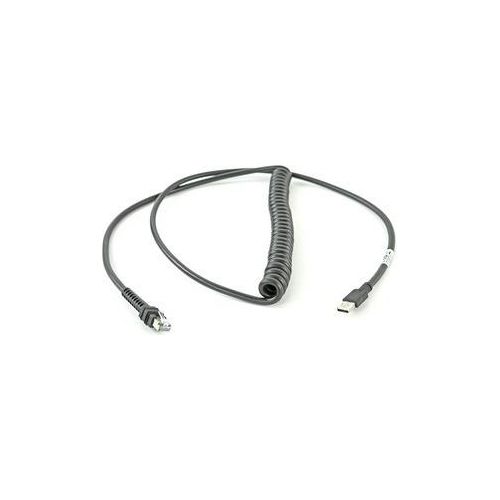 USB-Kabel - Serie A, 3.6m, spiral, geschirmt für DS3600-Serie, LI3678 und LI3608