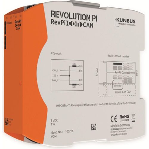 KUNBUS RevPi Con CAN - - CAN-Bus-Erweiterung