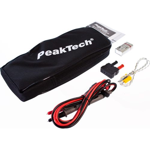 PeakTech P 1665 - Stromzangenamperemeter 6.000 Counts 1000 A AC/DC mit TrueRMS & DMM