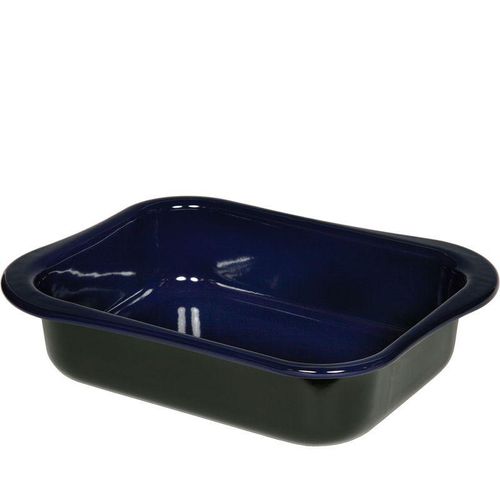 Riess Wavehandle Bratpfanne schwarz/blau 36/26,5/9,8cm Backform Emaille