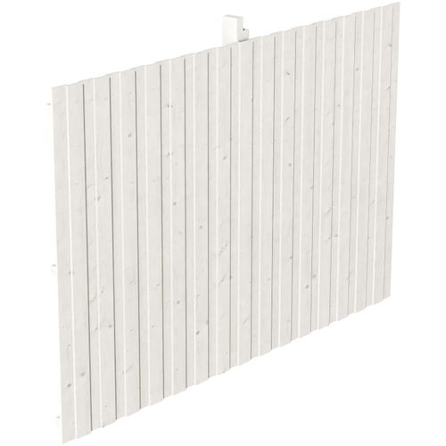 Carport-Rückwand SKANHOLZ, weiß, B:341cm H:220cm, Holzwerkstoff, Gartenhaus-Seitenwände, aus Deckeschalung 20x120mm