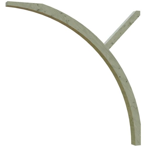 Carport-Stützelement SKANHOLZ, beige (natur), B:11,5cm T:11,5cm, Stützelemente, Einfahrtsbogen pro Pfostenreihe