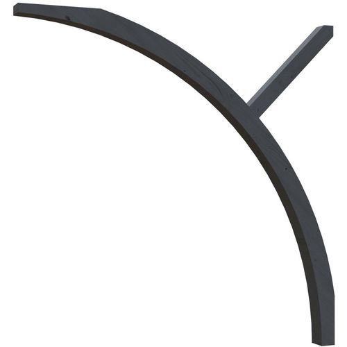 Carport-Stützelement SKANHOLZ, grau (schiefergrau), B:11,5cm T:11,5cm, Stützelemente, Einfahrtsbogen pro Pfostenreihe