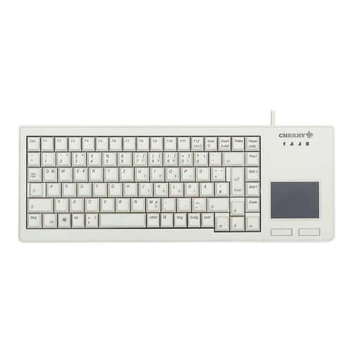 CHERRY TAS G84-5500 Corded DE-Layout hellgrau Touchpad USB