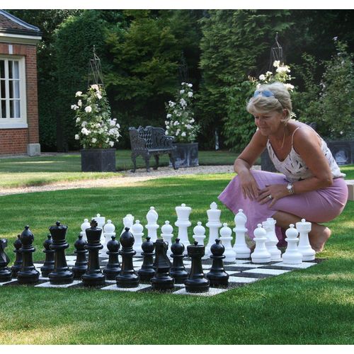 Ubergames - XL-Schachspiel für draußen – bis zu 30 zm – UV-beständig – nur lose Teile