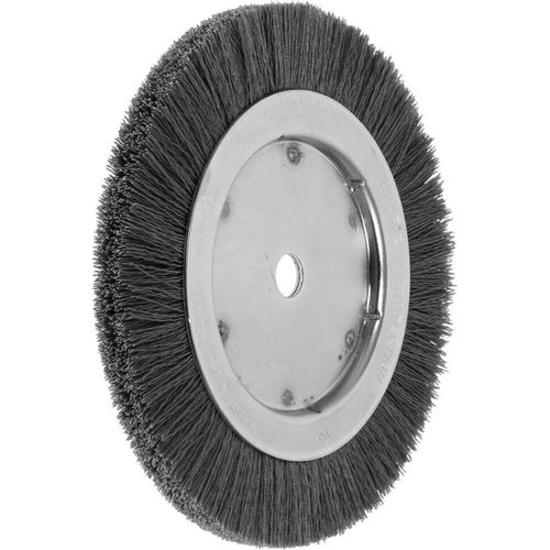 Lessmann Einreihige Rundbürste mikroabrasiv 0,6 mm, SiC 120, Bürsten-xBürstenbreite: 250X16 mm