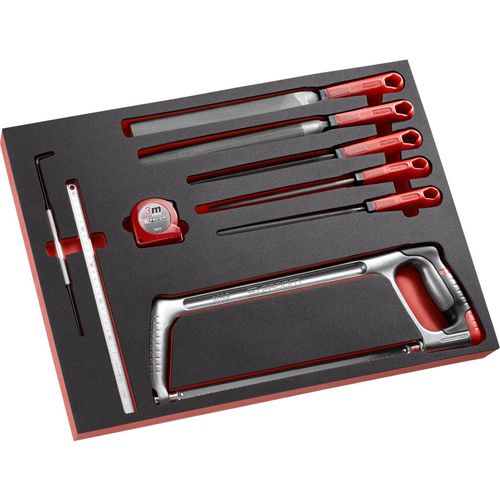 Schaumstoffmodul mit Sägen - Feilen - Messen - 9-t