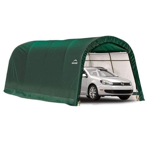 ShelterLogic Folien Zeltgarage Gerätehaus Grün 610x300x240 cm