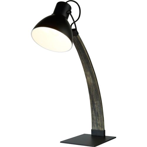 Tischleuchte, Schwarz, H 63,5 cm, Verstellbar, NANNA