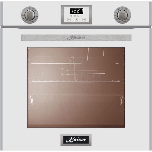 Kaiser EG 6374 W Gas Backofen 79L autark Grill Selbstreinigung Umluft Weiß Glas