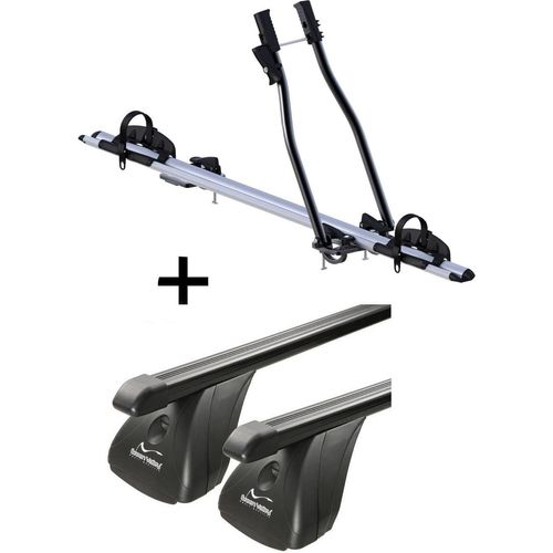 Fahrradträger SAGITTAR + Dachträger VDP Stahl kompatibel mit für Opel Vectra C 4 Türer 2002-2008
