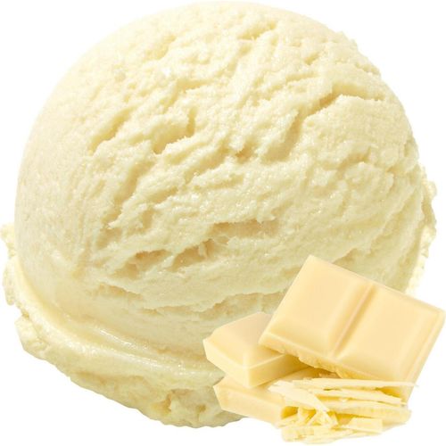 Gino Gelati Weiße Schokolade Milcheis Pulver – cremiges Eis selber machen – für Eismaschine oder Handrührung (10 Kg)