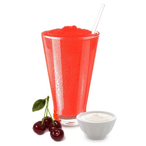 Joghurt Sauerkirsch Geschmack Smoothie Slush Ice Granita 1:8