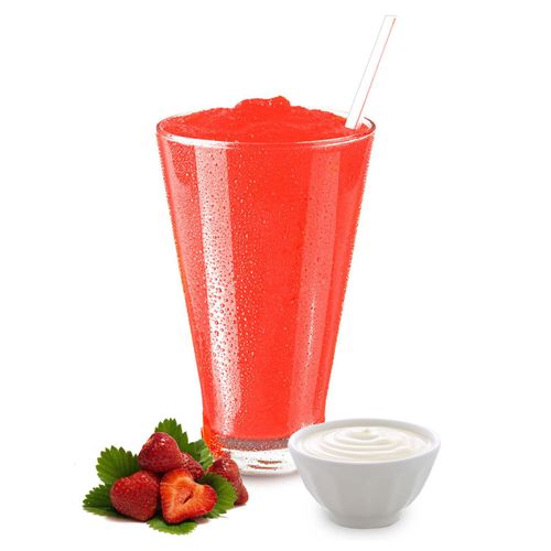 Joghurt Erdbeer Geschmack Smoothie Slush Ice Granita 1:8
