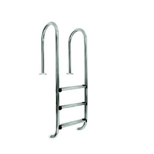 ECO-Einbauleiter Edelstahl V2A enger Holm - 3-stufig