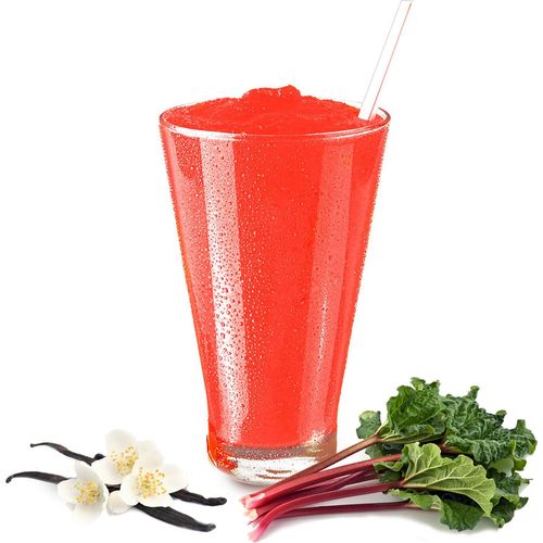 Rhabarber Vanille Geschmack Smoothie Slush Ice Granita 1:8