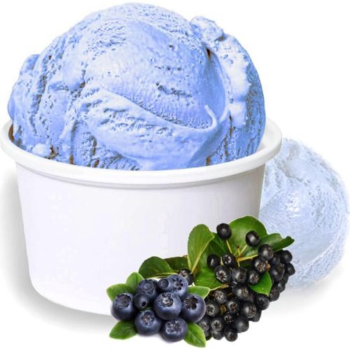 Gino Gelati Zuckerfreies Low-Carb Eispulver Aronia-Heidelbeere - Vegane Eiskreation ohne Eismaschine (100 Kg)