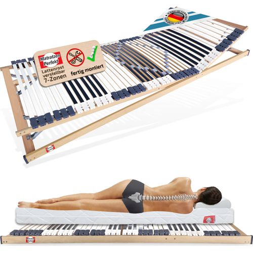 Lattenrost 90x190cm 42 Leisten verstellbar Fertig Montiert Benninger Bettsysteme