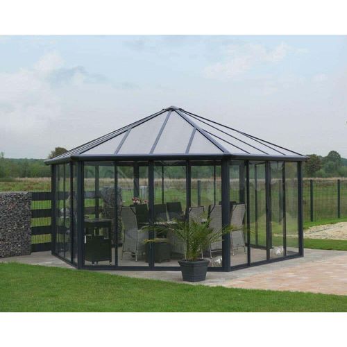 Pavillon Palram – Canopia Garda 595 x 517 cm grau