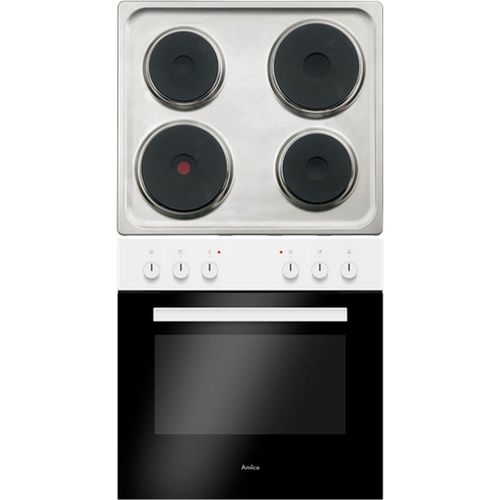 Amica - EHE 932 000 W - Einbau-Herdset - Massekochfeld - Weiß