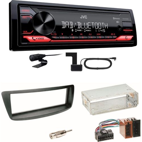 JVC KD-X272DBT Digitalradio USB MP3 Einbauset Toyota Aygo Citroen C1 Peugeot 107