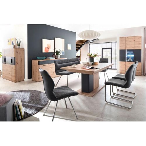 Tisch HARPER MADANG BHT 180x77x100 cm braun