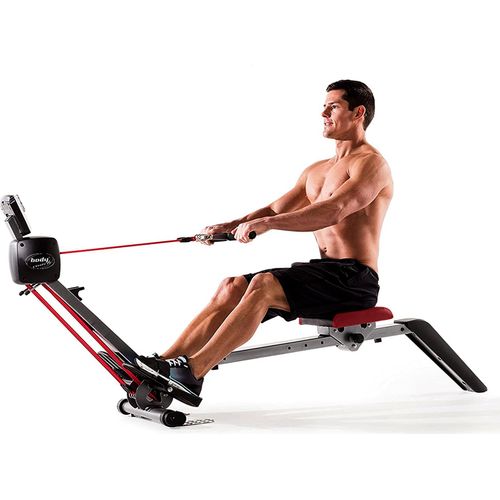 BODYCOACH Rudergerät 2in1 Rudermaschine & Tube Allround Fitnessgerät 3fach Seilzug