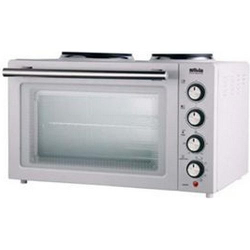 Silva KK2900 Kleinküche Mini Backofen mit Kochplatten