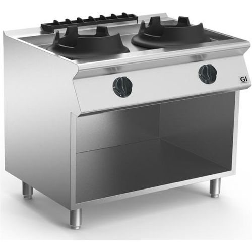 GI 700 HP Wok-Brenner mit 2 Brenner je 10kW, 120cm