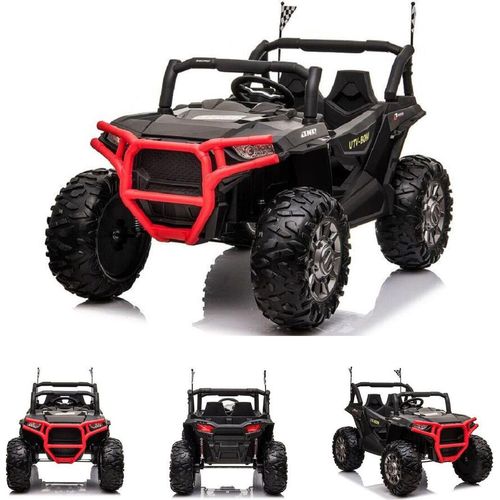 ES-Toys Kinder Elektroauto Buggy 999 Zweisitzer EVA-Vollgummi-Reifen Bluetooth