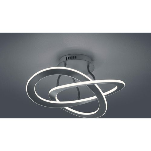 deckenleuchte Oakland53 cm LED-Stahl/Acryl 1 kg anthrazit